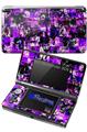 Purple Graffiti - Decal Style Skin fits Nintendo 3DS (3DS SOLD SEPARATELY)