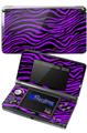 Purple Zebra - Decal Style Skin fits Nintendo 3DS (3DS SOLD SEPARATELY)