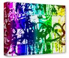 Gallery Wrapped 11x14x1.5  Canvas Art - Rainbow Graffiti