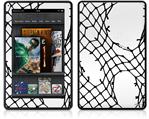 Amazon Kindle Fire (Original) Decal Style Skin - Ripped Fishnets