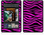 Amazon Kindle Fire (Original) Decal Style Skin - Pink Zebra