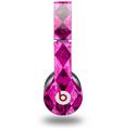 WraptorSkinz Skin Decal Wrap compatible with Beats Solo HD (Original) Pink Diamond (HEADPHONES NOT INCLUDED)