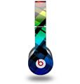WraptorSkinz Skin Decal Wrap compatible with Beats Solo HD (Original) Rainbow Plaid (HEADPHONES NOT INCLUDED)