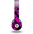WraptorSkinz Skin Decal Wrap compatible with Beats Solo HD (Original) Pink Plaid (HEADPHONES NOT INCLUDED)