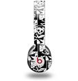 WraptorSkinz Skin Decal Wrap compatible with Beats Solo HD (Original) Skull Checker (HEADPHONES NOT INCLUDED)