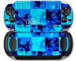 Blue Star Checkers - Decal Style Skin fits Sony PS Vita