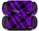 Purple Plaid - Decal Style Skin fits Sony PS Vita