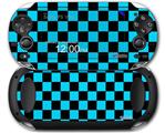 Checkers Blue - Decal Style Skin fits Sony PS Vita