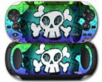 Cartoon Skull Rainbow - Decal Style Skin fits Sony PS Vita