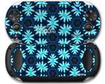 Abstract Floral Blue - Decal Style Skin fits Sony PS Vita