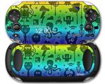 Cute Rainbow Monsters - Decal Style Skin fits Sony PS Vita