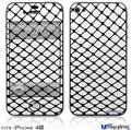 iPhone 4S Decal Style Vinyl Skin - Fishnets