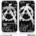 iPhone 4S Decal Style Vinyl Skin - Anarchy