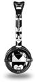 Hearts And Stars Black and White Decal Style Skin fits Skullcandy Lowrider Headphones (HEADPHONES  SOLD SEPARATELY)