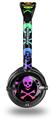 Skull and Crossbones Rainbow Decal Style Skin fits Skullcandy Lowrider Headphones (HEADPHONES  SOLD SEPARATELY)