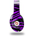 WraptorSkinz Skin Decal Wrap compatible with Beats Studio (Original) Headphones Purple Zebra Skin Only (HEADPHONES NOT INCLUDED)