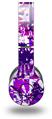 WraptorSkinz Skin Decal Wrap compatible with Beats Wireless (Original) Headphones Purple Checker Graffiti Skin Only (HEADPHONES NOT INCLUDED)