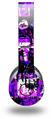 WraptorSkinz Skin Decal Wrap compatible with Beats Wireless (Original) Headphones Purple Graffiti Skin Only (HEADPHONES NOT INCLUDED)