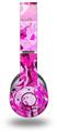 WraptorSkinz Skin Decal Wrap compatible with Beats Wireless (Original) Headphones Pink Plaid Graffiti Skin Only (HEADPHONES NOT INCLUDED)