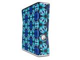 Daisies Blue Decal Style Skin for XBOX 360 Slim Vertical