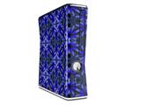 Daisy Blue Decal Style Skin for XBOX 360 Slim Vertical