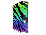 Tiger Rainbow Decal Style Skin for XBOX 360 Slim Vertical