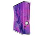 Painting Purple Splash Decal Style Skin for XBOX 360 Slim Vertical