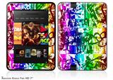 Rainbow Graffiti Decal Style Skin fits 2012 Amazon Kindle Fire HD 7 inch