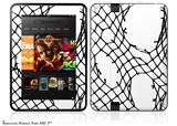 Ripped Fishnets Decal Style Skin fits 2012 Amazon Kindle Fire HD 7 inch