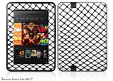 Fishnets Decal Style Skin fits 2012 Amazon Kindle Fire HD 7 inch