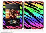 Tiger Rainbow Decal Style Skin fits 2012 Amazon Kindle Fire HD 7 inch