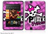 Punk Princess Decal Style Skin fits 2012 Amazon Kindle Fire HD 7 inch