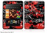 Emo Graffiti Decal Style Skin fits 2012 Amazon Kindle Fire HD 7 inch