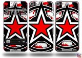 Star Checker Splatter Decal Style Vinyl Skin - fits Apple iPod Touch 5G (IPOD NOT INCLUDED)