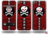 Skull Cross Decal Style Vinyl Skin - fits Apple iPod Touch 5G (IPOD NOT INCLUDED)