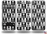 Skull Checkerboard Decal Style Vinyl Skin - fits Apple iPod Touch 5G (IPOD NOT INCLUDED)