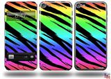 Tiger Rainbow Decal Style Vinyl Skin - fits Apple iPod Touch 5G (IPOD NOT INCLUDED)