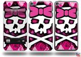 Pink Bow Princess Decal Style Vinyl Skin - fits Apple iPod Touch 5G (IPOD NOT INCLUDED)