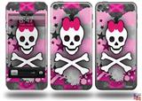 Princess Skull Heart Decal Style Vinyl Skin - fits Apple iPod Touch 5G (IPOD NOT INCLUDED)