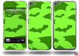 Deathrock Bats Green Decal Style Vinyl Skin - fits Apple iPod Touch 5G (IPOD NOT INCLUDED)