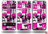 Pink Graffiti Decal Style Vinyl Skin - fits Apple iPod Touch 5G (IPOD NOT INCLUDED)