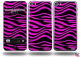 Pink Zebra Decal Style Vinyl Skin - fits Apple iPod Touch 5G (IPOD NOT INCLUDED)