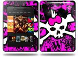 Punk Skull Princess Decal Style Skin fits Amazon Kindle Fire HD 8.9 inch