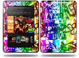 Rainbow Graffiti Decal Style Skin fits Amazon Kindle Fire HD 8.9 inch
