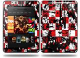 Checker Graffiti Decal Style Skin fits Amazon Kindle Fire HD 8.9 inch