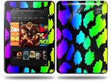 Rainbow Leopard Decal Style Skin fits Amazon Kindle Fire HD 8.9 inch
