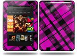 Pink Plaid Decal Style Skin fits Amazon Kindle Fire HD 8.9 inch