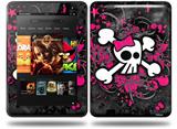 Girly Skull Bones Decal Style Skin fits Amazon Kindle Fire HD 8.9 inch