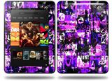 Purple Graffiti Decal Style Skin fits Amazon Kindle Fire HD 8.9 inch
