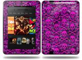 Pink Skull Bones Decal Style Skin fits Amazon Kindle Fire HD 8.9 inch